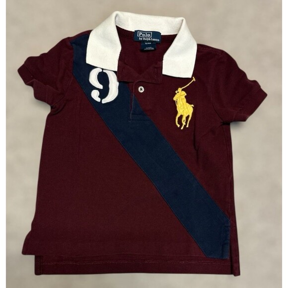 Polo Ralph Lauren Other - Polo Ralph Lauren Toddler 2/2T Large Yellow Horse Shirt Vintage Made in Peru